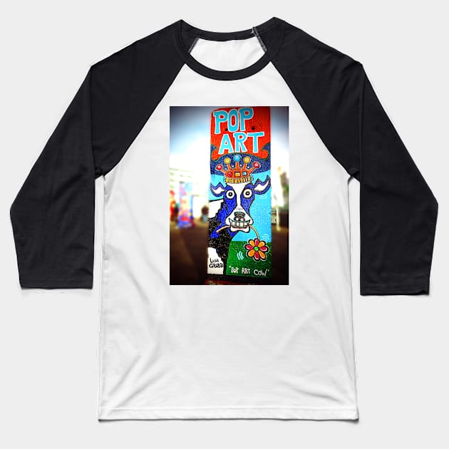 Artwork Street Art Berlin Wall Germany Baseball T-Shirt by AndyEvansPhotos